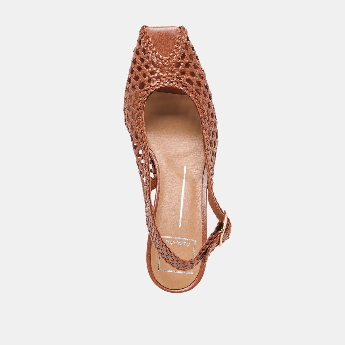 REMLA HEEL TAN WOVEN LEATHER