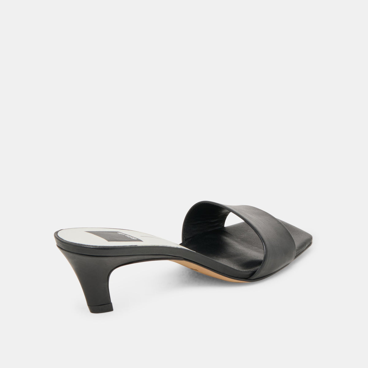 REXA HEELS BLACK LEATHER