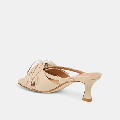 ROSALY HEELS SAND LEATHER