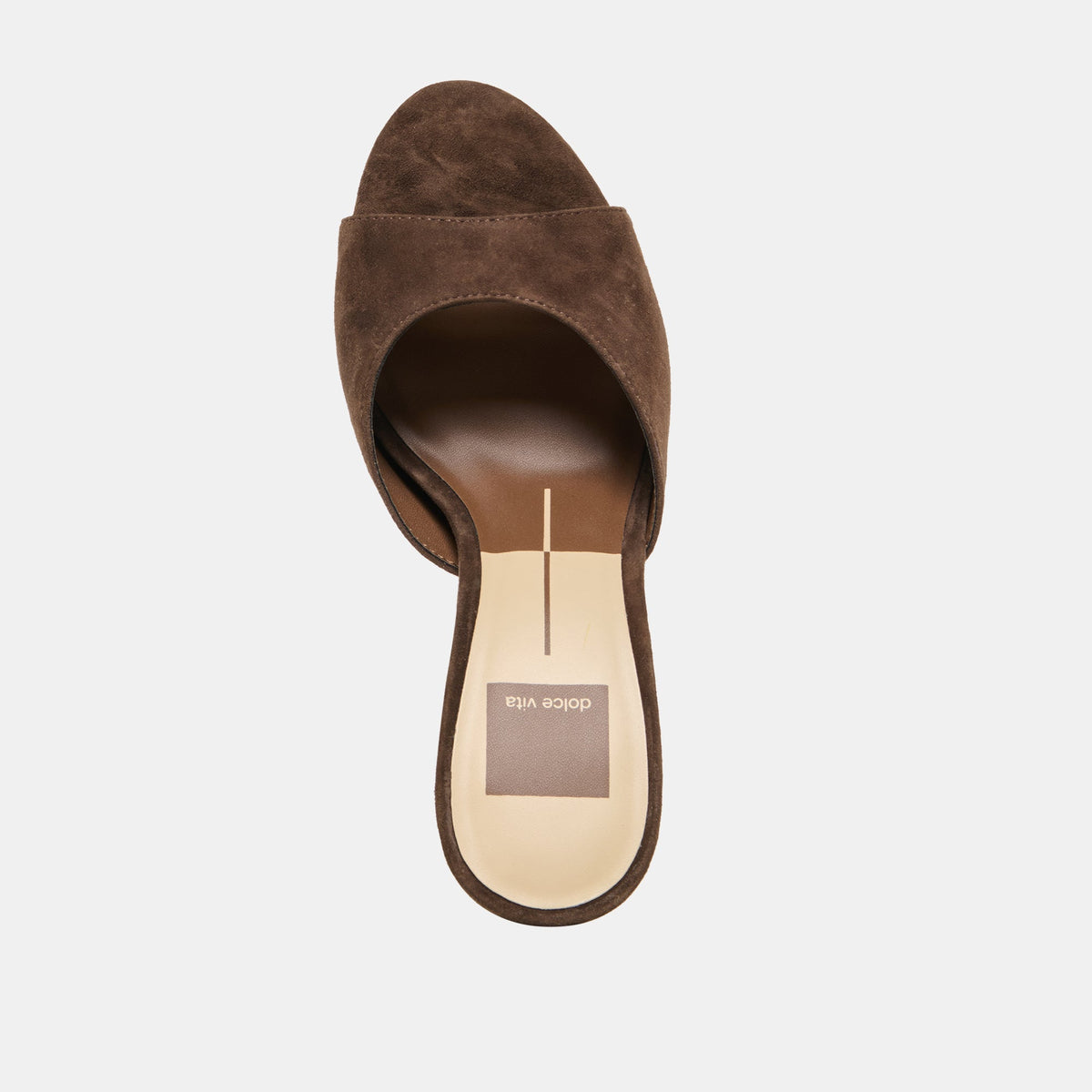 ROSHA HEELS DK BROWN SUEDE