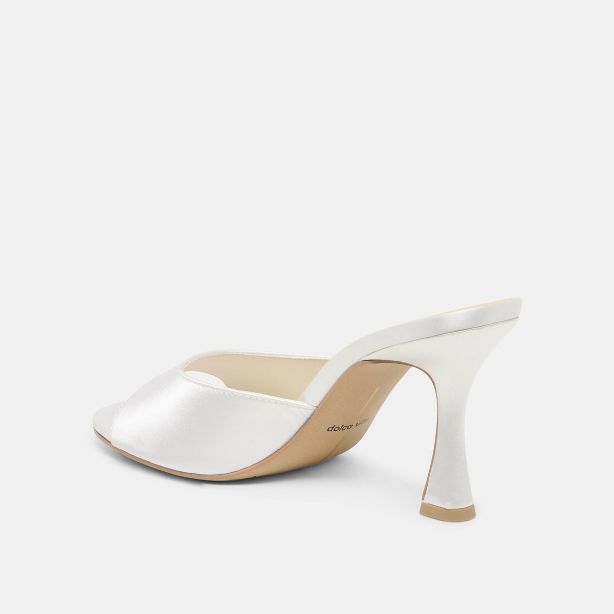 ROSHA HEELS TRUE WHITE SATIN