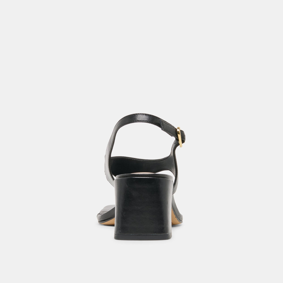 YVES HEELS BLACK LEATHER