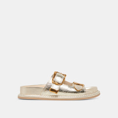 LIGHT GOLD DISTRESSED LEATHER