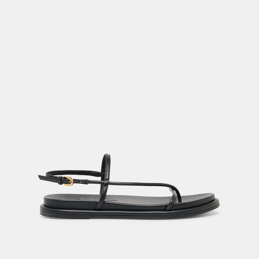 Dom Black Leather Sandals | Dolce Vita