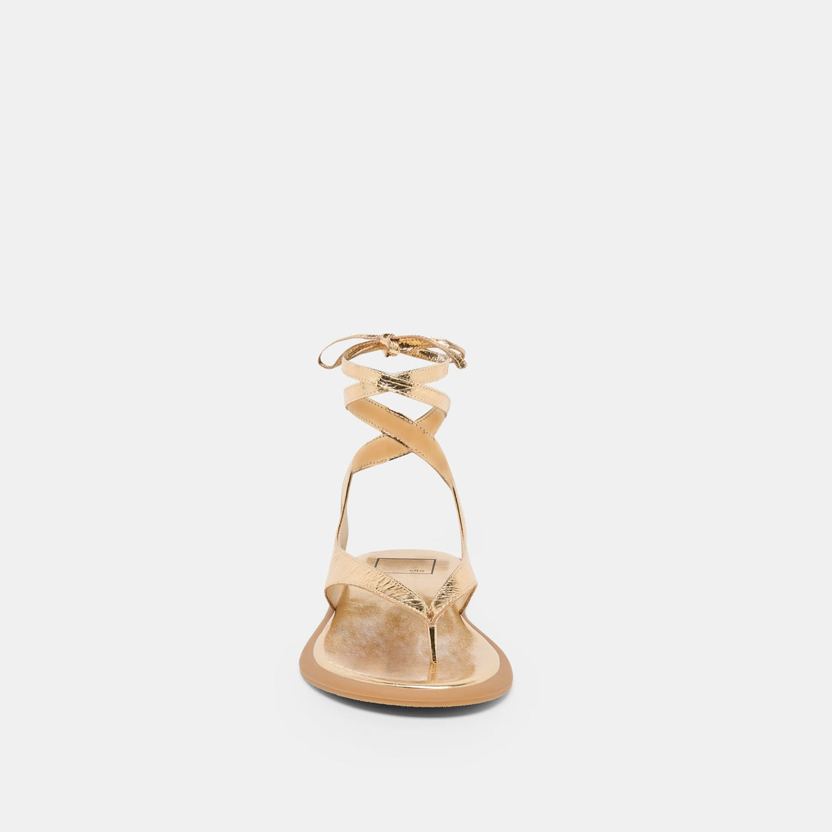 JAYDEN SANDALS GOLD DISTRESSED LEATHER