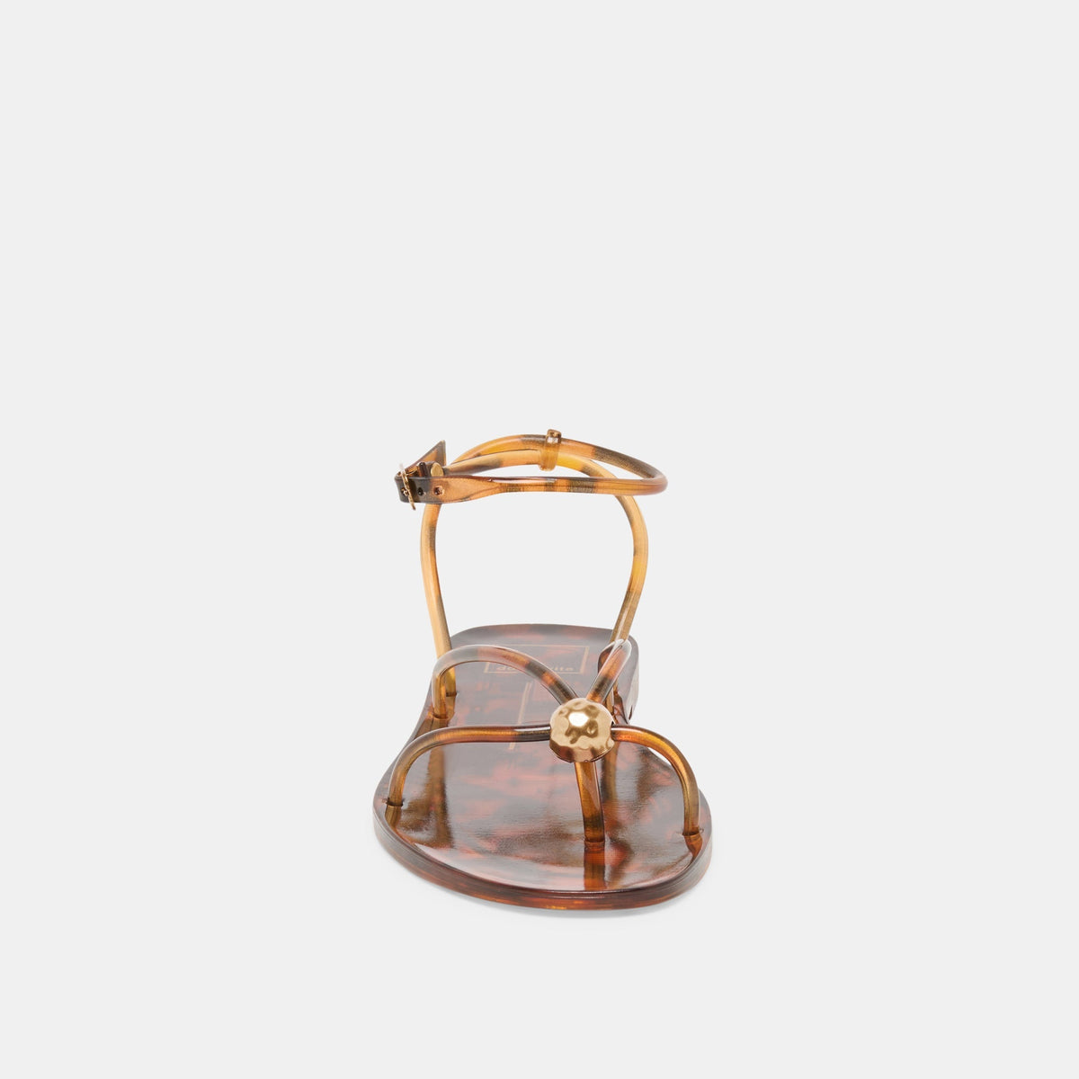 KENLEY VINYL SANDALS TORTOISE JELLY