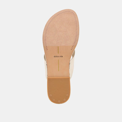 LINNET SANDALS LT GOLD LEATHER