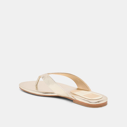 LINNET SANDALS LT GOLD LEATHER