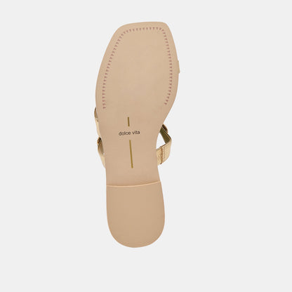 TARINA SANDALS GOLD LEATHER