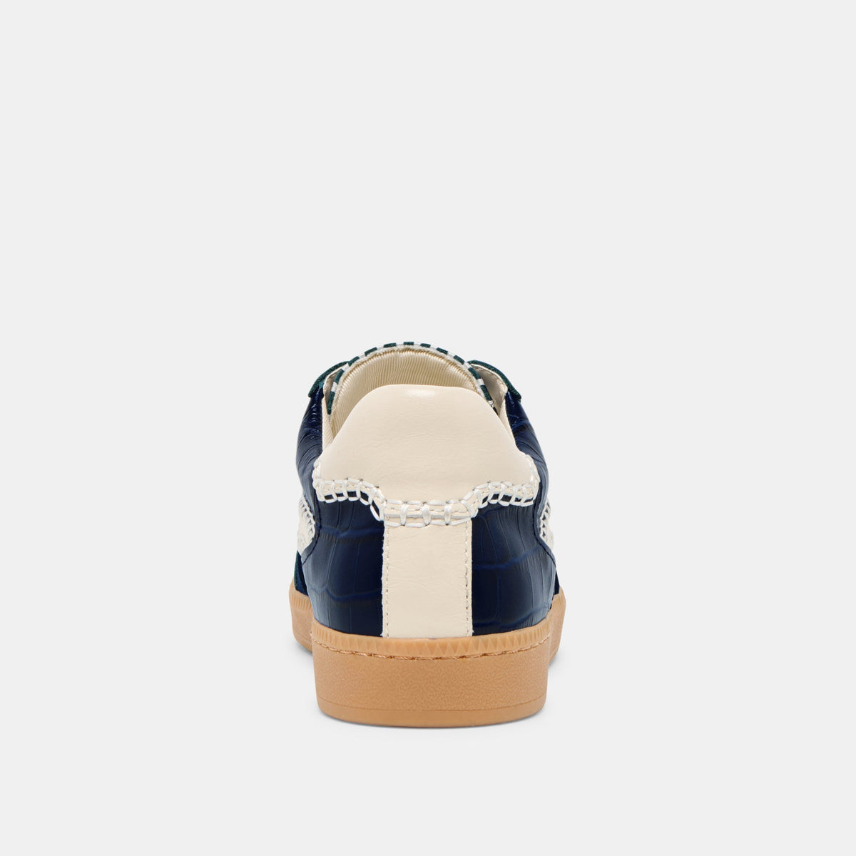 NOTICE STITCH SNEAKERS INK CROCO EMBOSSED LEATHER