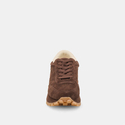 TRICIA SNEAKERS DK BROWN SUEDE
