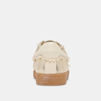 NOTICE LACE SNEAKERS PLATINUM DISTRESSED LEATHER